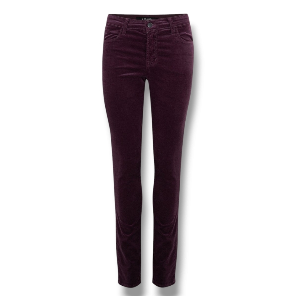 J Brand Pants Mid-Rise Skinny Leg Corduroy